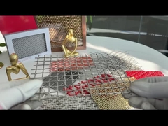 316 Χάλυβα από ανοξείδωτο χάλυβα διακοσμητικά φύλλα μέταλλο δίχτυ 2'X2' 8ft μήκος