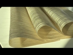 0.9mm Ζωγραφισμένο σύρμα υφασμένο μεταλλικό ύφασμα επικαλυμμένο γυαλί αντιφωτιάς 1,76kg/m2