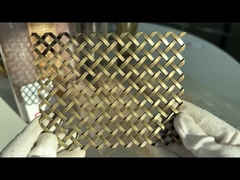 5ft Crimped Stainless Steel διακοσμητικά πλέγματα συρματόπλεγματος 43,2% ανοικτή περιοχή