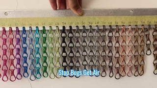 Προστασία από έντομα με αλυσίδα από αλουμίνιο