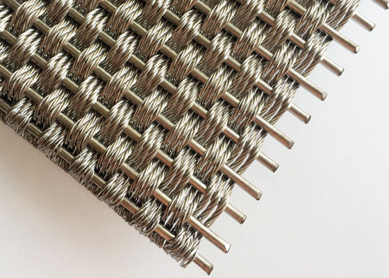 Διακοσμητικό 5.5mm αρχιτεκτονικό εύκαμπτο μέταλλο πλέγματος χάλυβα που υφαίνεται για τις καλύψεις στηλών