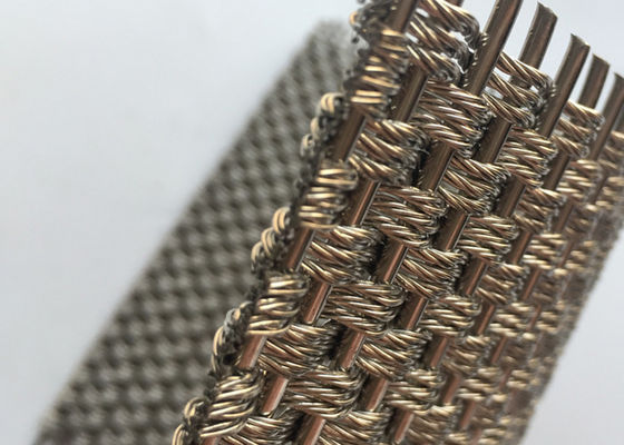 Διακοσμητικό 5.5mm αρχιτεκτονικό εύκαμπτο μέταλλο πλέγματος χάλυβα που υφαίνεται για τις καλύψεις στηλών