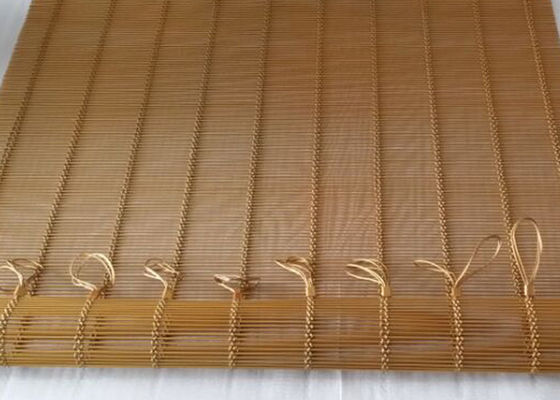 Golded χρώματος 316l ανοξείδωτου αρχιτεκτονικό χώρισμα μετάλλων χρωμάτων πλέγματος διακοσμητικό