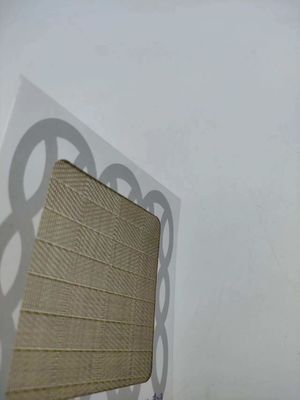 0.6mm πάχος στρωμένο γυαλί μεταλλικό πλέγμα διακοσμητικό για βιομηχανικά