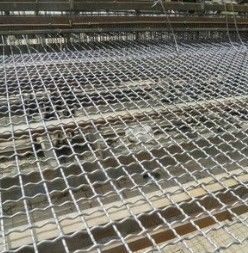 30m OEM Ζυγισμένο Crimped Wire Mesh Σε Διαλογή Και Φιλτράρισμα
