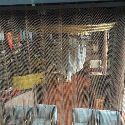 Χάλυβα γυαλιστερό περιτύλιγμα κουρτίνα για εσωτερικές λύσεις σχεδιασμού