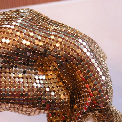 Διακοσμητικές επένδυση Μεταλλικό Αλουμίνιο Sequins Ανεψυκτικό μεταλλικό πλέγμα ενδύματα
