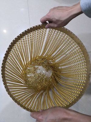 Αλουμινίου αλυσίδα κουρτίνα τζάκι σπινθήρα ιστούς κουρτίνες μεταλλική αλυσίδα κουρτίνα