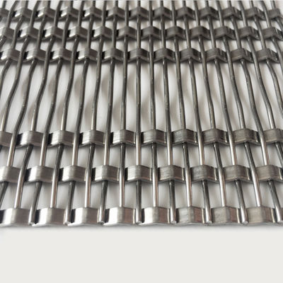 0.8mm 2.0mm Διάμετρος σύρματος από ανοξείδωτο χάλυβα Αρχιτεκτονικό πλέγμα Εύκολη εγκατάσταση
