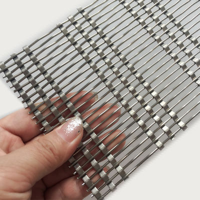 0.8mm 2.0mm Διάμετρος σύρματος από ανοξείδωτο χάλυβα Αρχιτεκτονικό πλέγμα Εύκολη εγκατάσταση