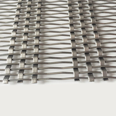 0.8mm 2.0mm Διάμετρος σύρματος από ανοξείδωτο χάλυβα Αρχιτεκτονικό πλέγμα Εύκολη εγκατάσταση