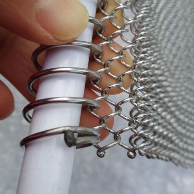 0.5-2mm πάχος Χάλκινη μεταλλική περιστροφή για κουρτίνα περιστροφής