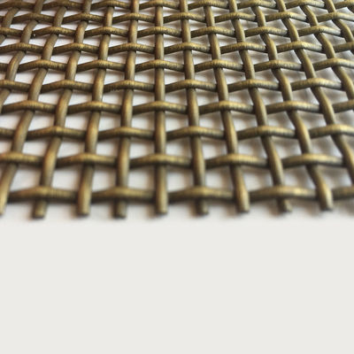 Ελαφρύ Stainless Steel Woven Wire Mesh για το ντουλάπι ISO9001 πιστοποιημένο
