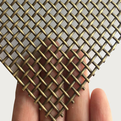 Ελαφρύ Stainless Steel Woven Wire Mesh για το ντουλάπι ISO9001 πιστοποιημένο