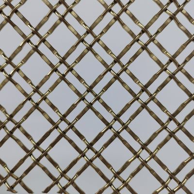 Αρχιτεκτονικό Crimped Woven Wire Mesh Metal Wire Mesh ως κάγκελο μπορεί να χρησιμοποιηθεί ως εσωτερική και εξωτερική ασφάλεια
