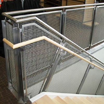 Αρχιτεκτονικό Crimped Woven Wire Mesh Metal Wire Mesh ως κάγκελο μπορεί να χρησιμοποιηθεί ως εσωτερική και εξωτερική ασφάλεια