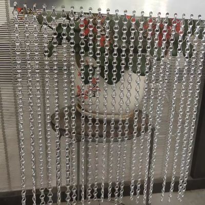 Μέτρα 90x210cm Αλυσίδα Σύνδεσμος Σύρματος Διάβλημα Μέγεθος για εμπορικά εμπόδια ασφαλείας