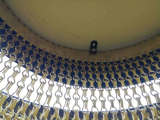Μέτρα 90x210cm Αλυσίδα Σύνδεσμος Σύρματος Διάβλημα Μέγεθος για εμπορικά εμπόδια ασφαλείας
