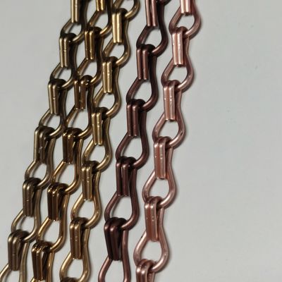 15.7mm x 8.85mm Μέγεθος Μεταλλικές κουρτίνες με αλουμινένιο Custom Pattern