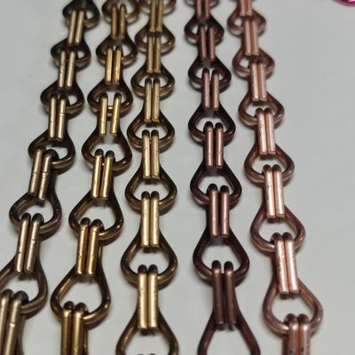 15.7mm x 8.85mm Μέγεθος Μεταλλικές κουρτίνες με αλουμινένιο Custom Pattern