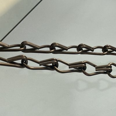 12mm * 24mm Standard Size Αλουμινίου Αλυσίδα Fly Screen Για Βιομηχανική