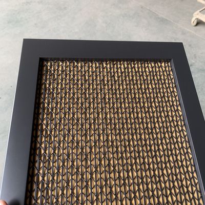 5mm Warp Pitch διακοσμητικές συρματόπλεγμα Grilles τέλειο στυλ και λειτουργία πόρτες ντουλάπι