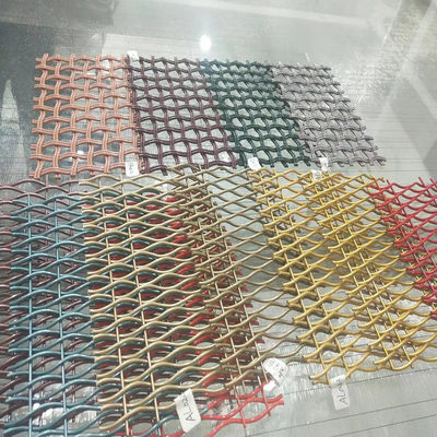 18mm Warp Pitch Αλουμίνιο Διακοσμητικά Wire Mesh Grilles Για πόρτες ντουλάπι