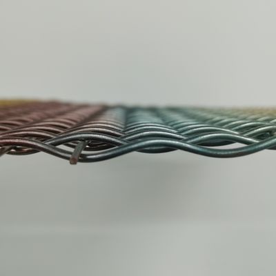 Χάλυβα από ανοξείδωτο χάλυβα διακοσμητικό πλέγμα από υφασμένο σύρμα πλάτος 0,6m-2,4m
