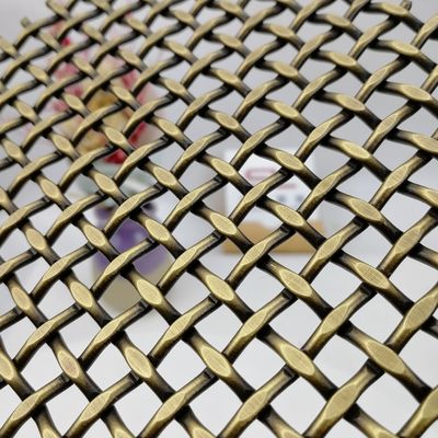 Διακοσμητικό υφαντό συρμάτινο πλέγμα με βήμα 18mm με καθαρό, απαλλαγμένο από λάδι και επίπεδο φινίρισμα Νο 1