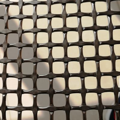 Διαπιστευμένο με ISO9001 Διαμαντένιο Υφαντό Πλέγμα με 42,2% Ανοιχτή Επιφάνεια για Βιομηχανική Χρήση