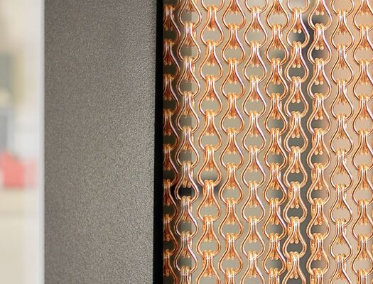 Αλουμινίου αλυσίδα μύγα με 60% ανοικτή περιοχή και διάμετρο καλωδίου 1,2 mm για επαναχρησιμοποιήσιμη προστασία από έντομα