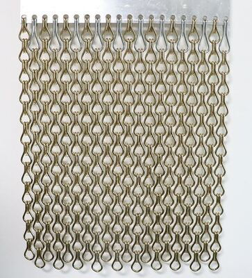 Αλουμινένιο Σίτα Κουρτίνα Αλυσίδας 12x24mm με 60% Ανοιχτή Επιφάνεια και Διάμετρο Σύρματος 1.2mm για Προστασία από Έντομα