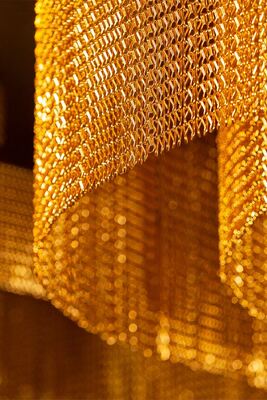 Αλουμινένιο Σίτα Κουρτίνα Αλυσίδας 12x24mm με 60% Ανοιχτή Επιφάνεια και Διάμετρο Σύρματος 1.2mm για Προστασία από Έντομα