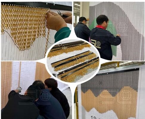 Ανθεκτικό Αλουμινίου Αλυσίδα Φύση Screen Ιδανικό για την Βιομηχανία Παρέχοντας αποτελεσματική προστασία εντόμων και μακροχρόνια απόδοση