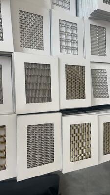 Αρχιτεκτονικό Steel Mesh Customized Thickness for Facade Cladding Interior Decoration and Security Systems in Modern Projects (Αρχιτεκτονικό Χάλυβα Δαχτυλίδι Προσαρμοσμένο πάχος για Πρόσοψη Εσωτερικών Διακοσμημάτων και Συστημάτων Ασφάλειας σε Σύγχρονα Προγράμματα)