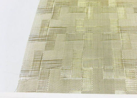 120m υφαμένη Twill τοποθετημένη σε στρώματα γυαλί καλωδίων επένδυση προσόψεων πλέγματος αρχιτεκτονική