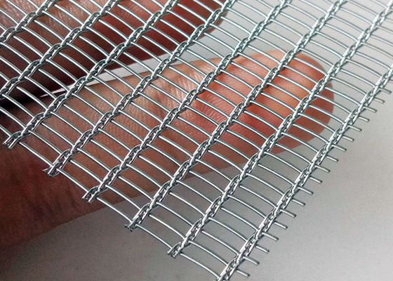 SS304 γυαλιού διακοσμητικό σχέδιο 1.2mm πλέγματος καλωδίων ενδιάμεσων στρωμάτων εσωτερικό