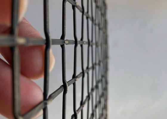 Φιλικό 26mm διακοσμητικό τετράγωνο καγκέλων καλωδίων Eco που υφαίνεται
