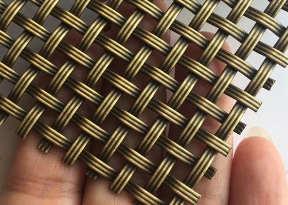 3.2mm ODM αντίκα καγκέλων καλωδίων οθόνης πλέγματος μετάλλων που καλύπτεται διακοσμητική
