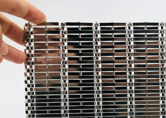 Αρχιτεκτονικά συνημμένα 2.2mm Dia 2.5m υφάσματος πλέγματος ανοξείδωτου πλάτος