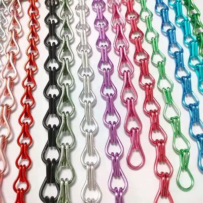 Αλουμινίου αλυσίδα κουρτίνα Fly Screen Δυνατότητα αεριζόμενες πόρτες οθόνης