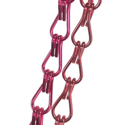 Αλουμινίου 20mm Metal Chain Κεραμίδα Ευέλικτο διακοσμητικό σύρμα για το δωμάτιο διαχωρίζει