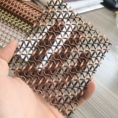 5mm Warp Pitch διακοσμητικές συρματόπλεγμα Grilles τέλειο στυλ και λειτουργία πόρτες ντουλάπι