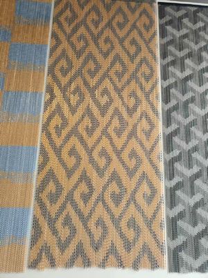 Προσαρμοσμένη Αλουμινίου Αλυσίδα Fly Screen με Σιδηροδρόμους και Άλλα Εφοδιαστικά