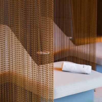 Αλουμινένιο Σίτα Κουνουπιέρας με Αλυσίδες 12x24mm, με 60% Ανοιχτή Επιφάνεια και Διάμετρο Σύρματος 1.2mm για Αποτελεσματικό Έλεγχο των Μυγών