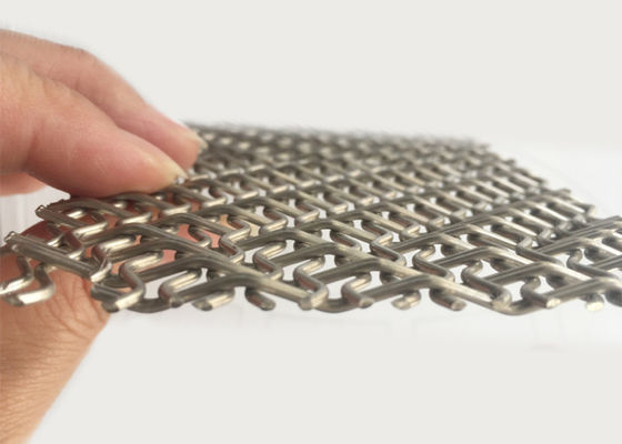 SS316 Φυσικό Χρώμα Πλέγμα Υφαντό Διακοσμητικό Πλέγμα Συρματόπλεγμα Ανθεκτικό στη Διάβρωση